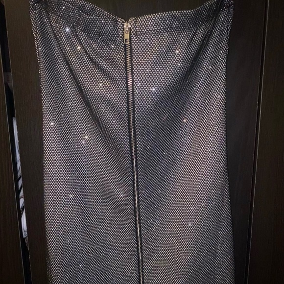 F21 Sequin Mini Strapless Dress - Picture 2 of 3